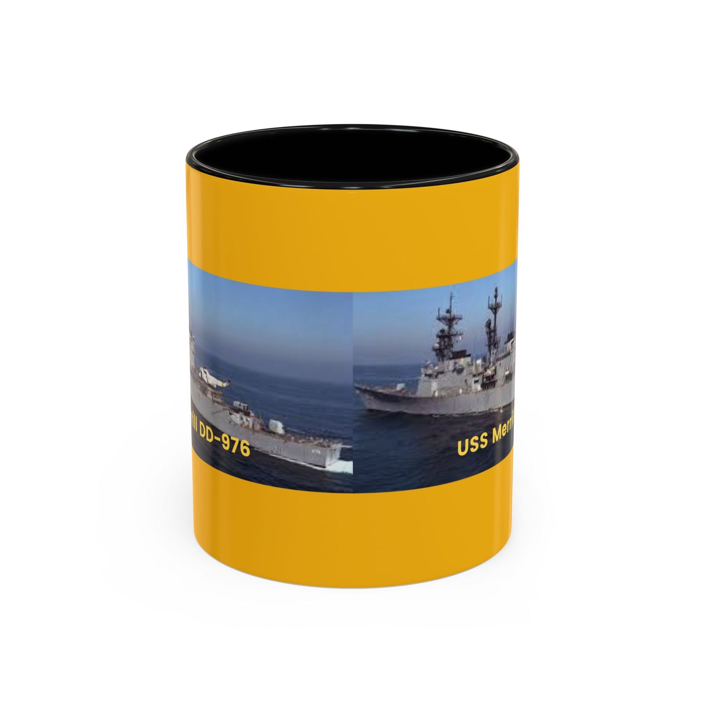 USS Merrill DD-976 Navy POD Smileandlaughtees Accent Coffee Mug (11, 15oz)