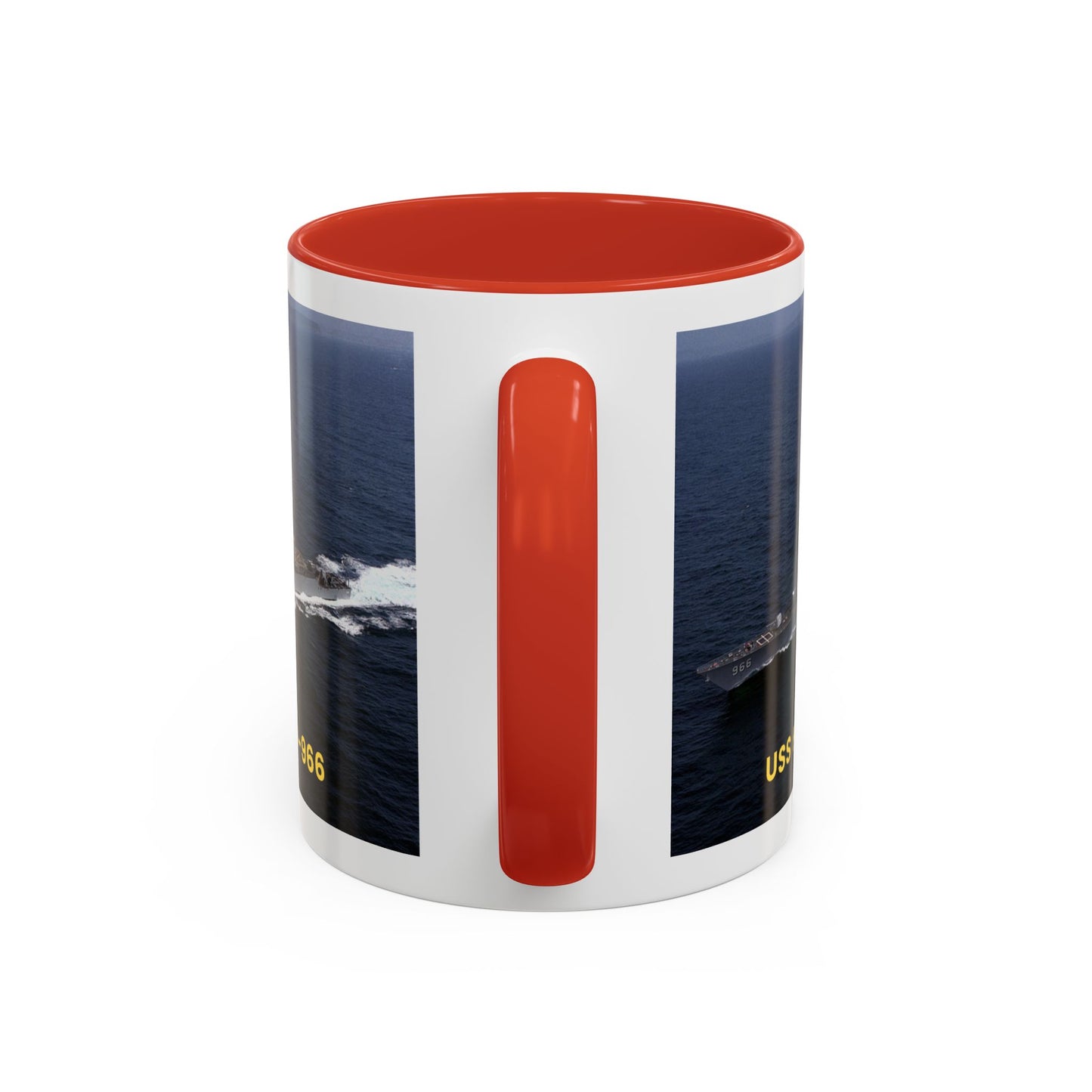 USS Hewitt DD-966 Navy POD Smileandlaughtees Accent Coffee Mug (11, 15oz)