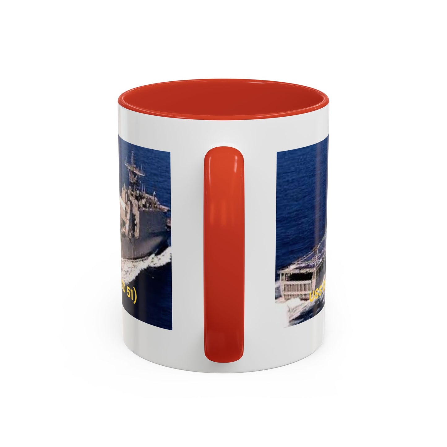 USS Oak Hill (LSD 51) Navy POD Smileandlaughtees Accent Coffee Mug (11, 15oz)