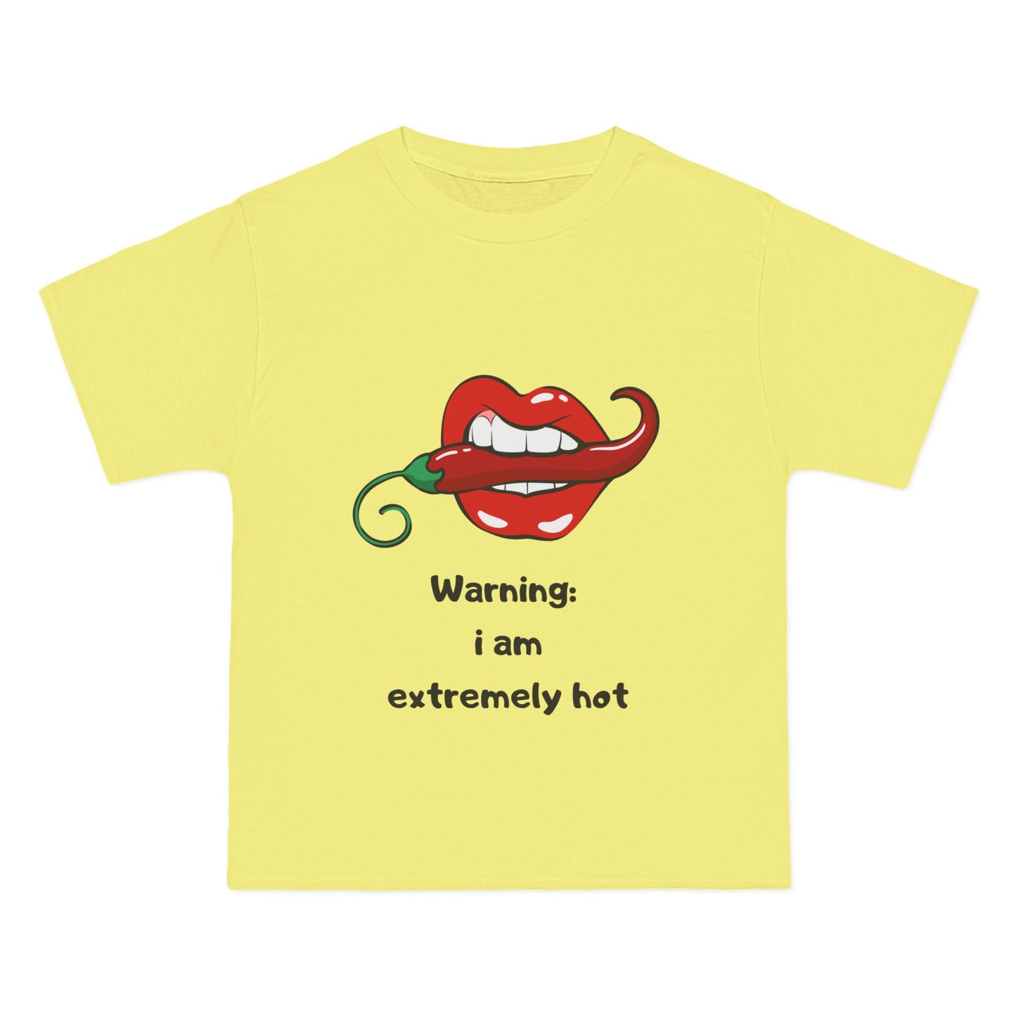 Warning I am Extremely Hot SmileandLaughTees Beefy-T®  Short-Sleeve T-Shirt