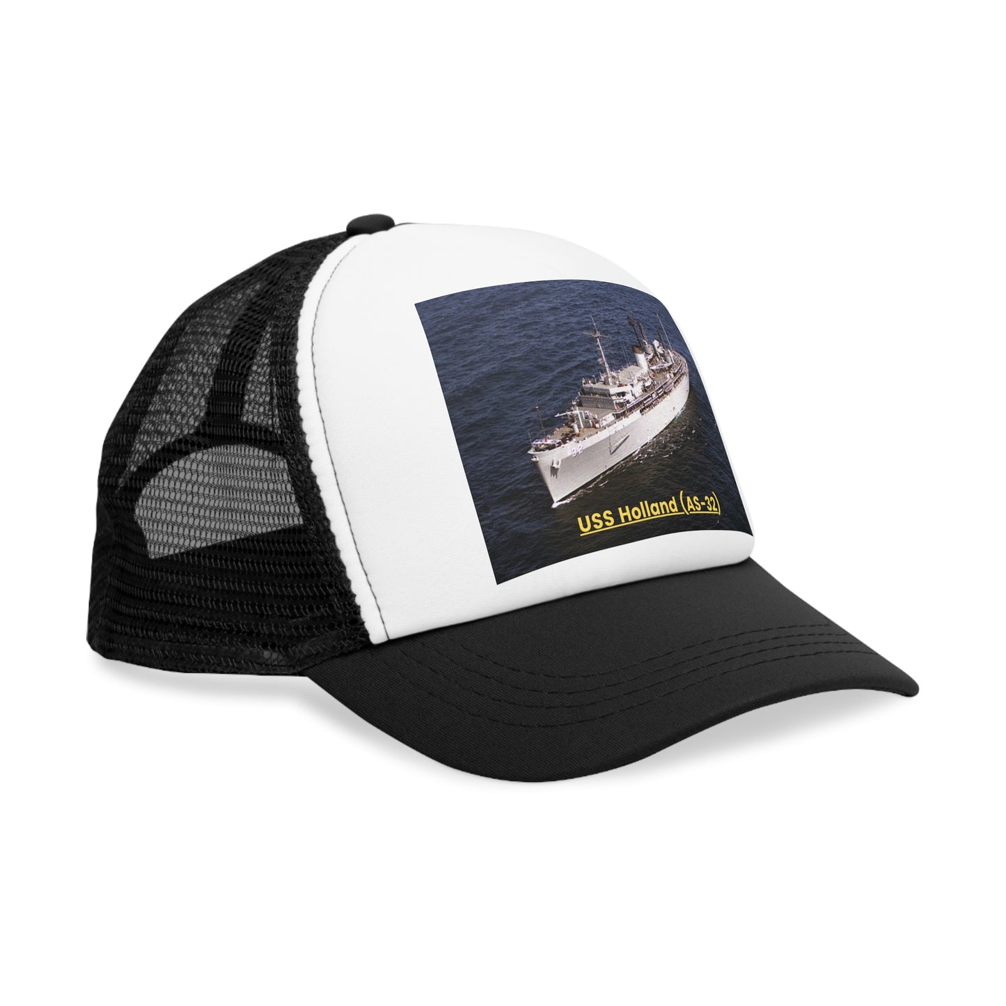 USS Holland (AS-32) Navy POD Smileandlaughtees Mesh Cap