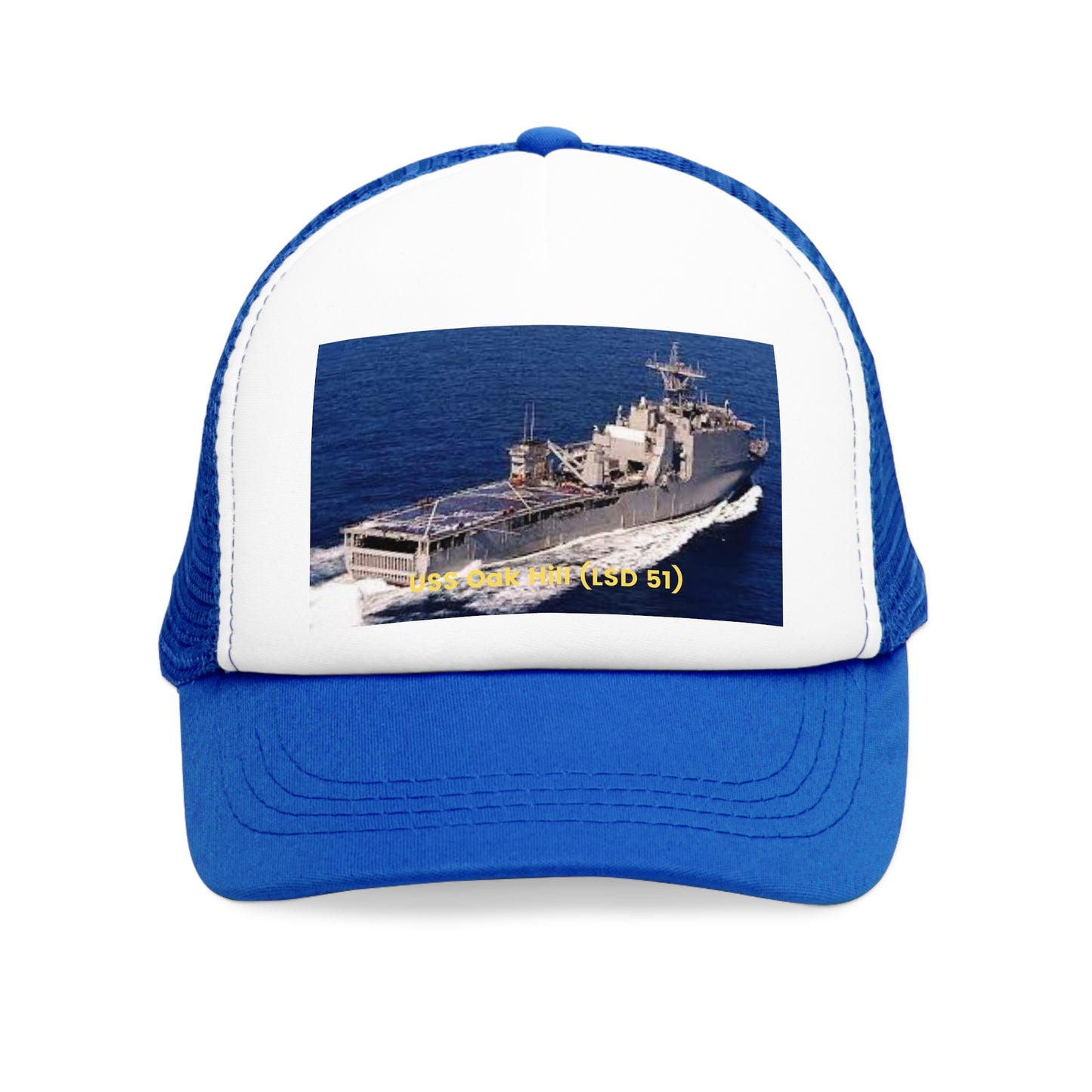 USS Oak Hill (LSD 51) Navy POD Smileandlaughtees Mesh Cap