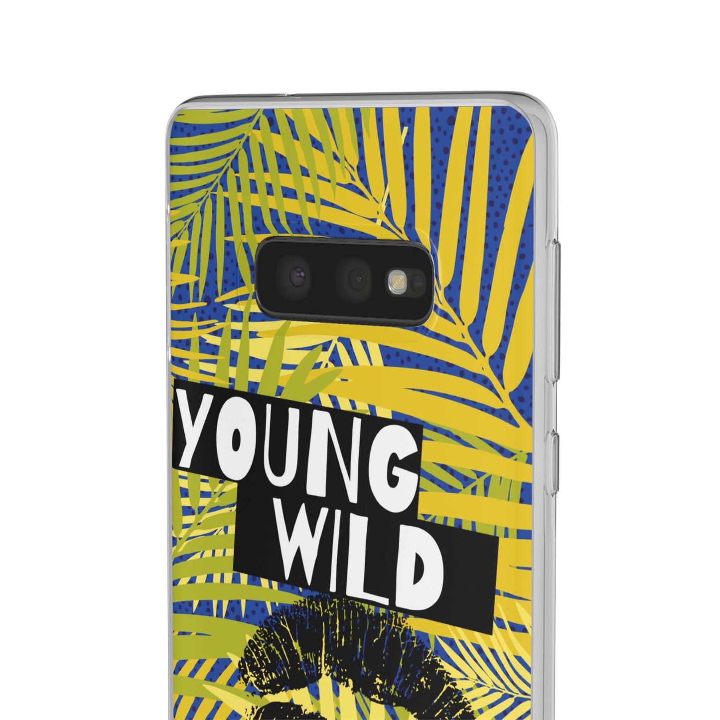 Young Wild Free SmileandLaughTees Flexi Phone Case