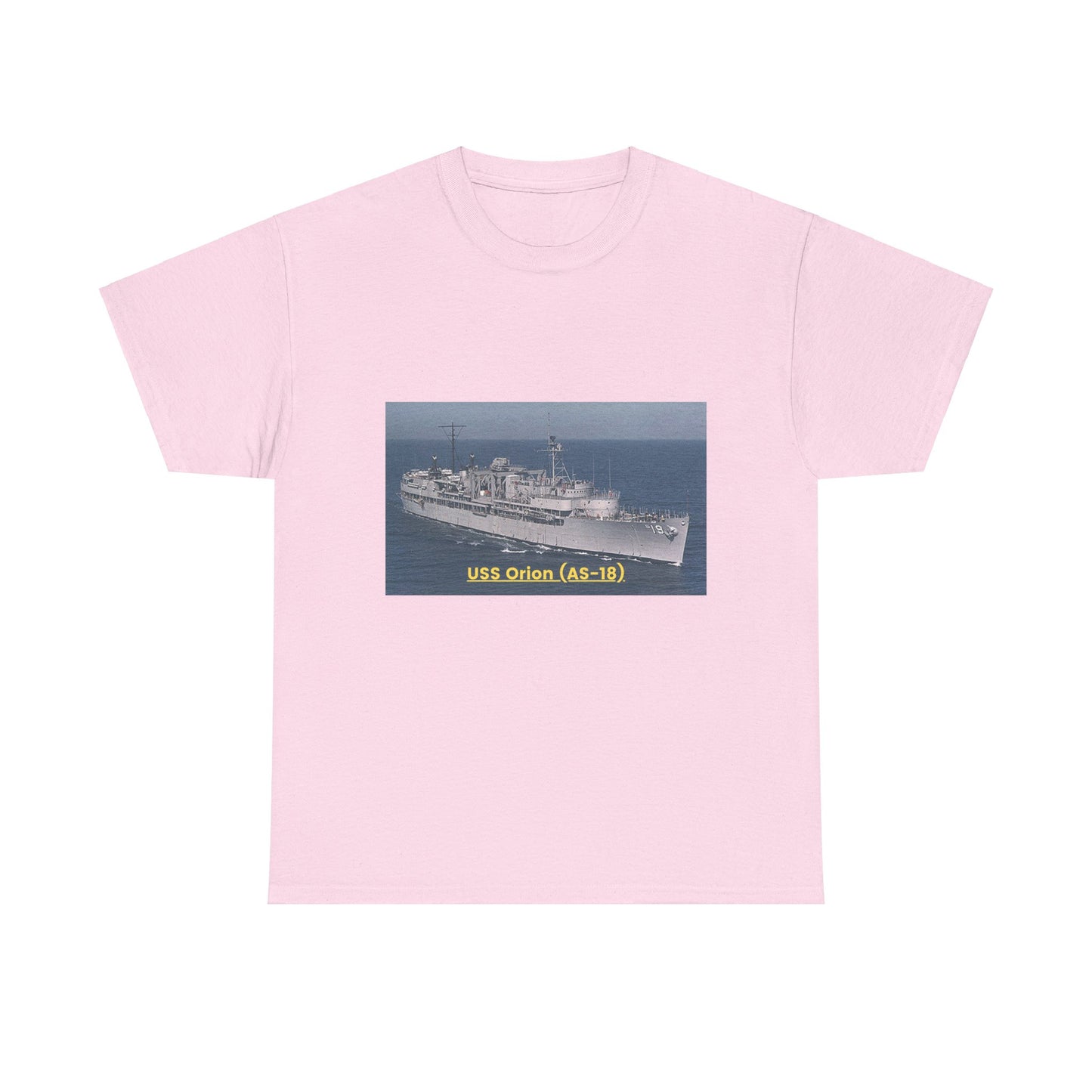 USS Orion (AS-18) Navy POD Smileandlaughtees Unisex Heavy Cotton Tee T-Shirt