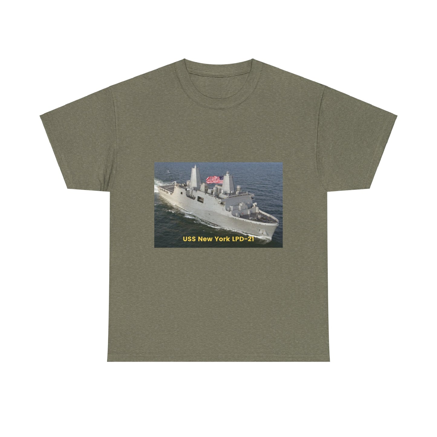 USS Spruance DD-963 Navy POD Smileandlaughtees Unisex Heavy Cotton Tee T-Shirt