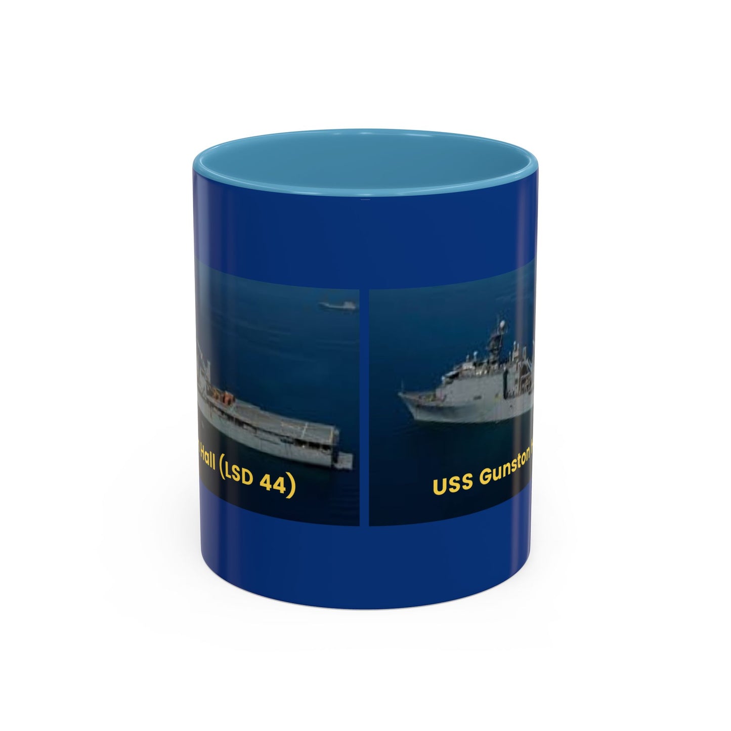 USS Gunston Hall (LSD 44) Navy POD Smileandlaughtees Accent Coffee Mug (11, 15oz)