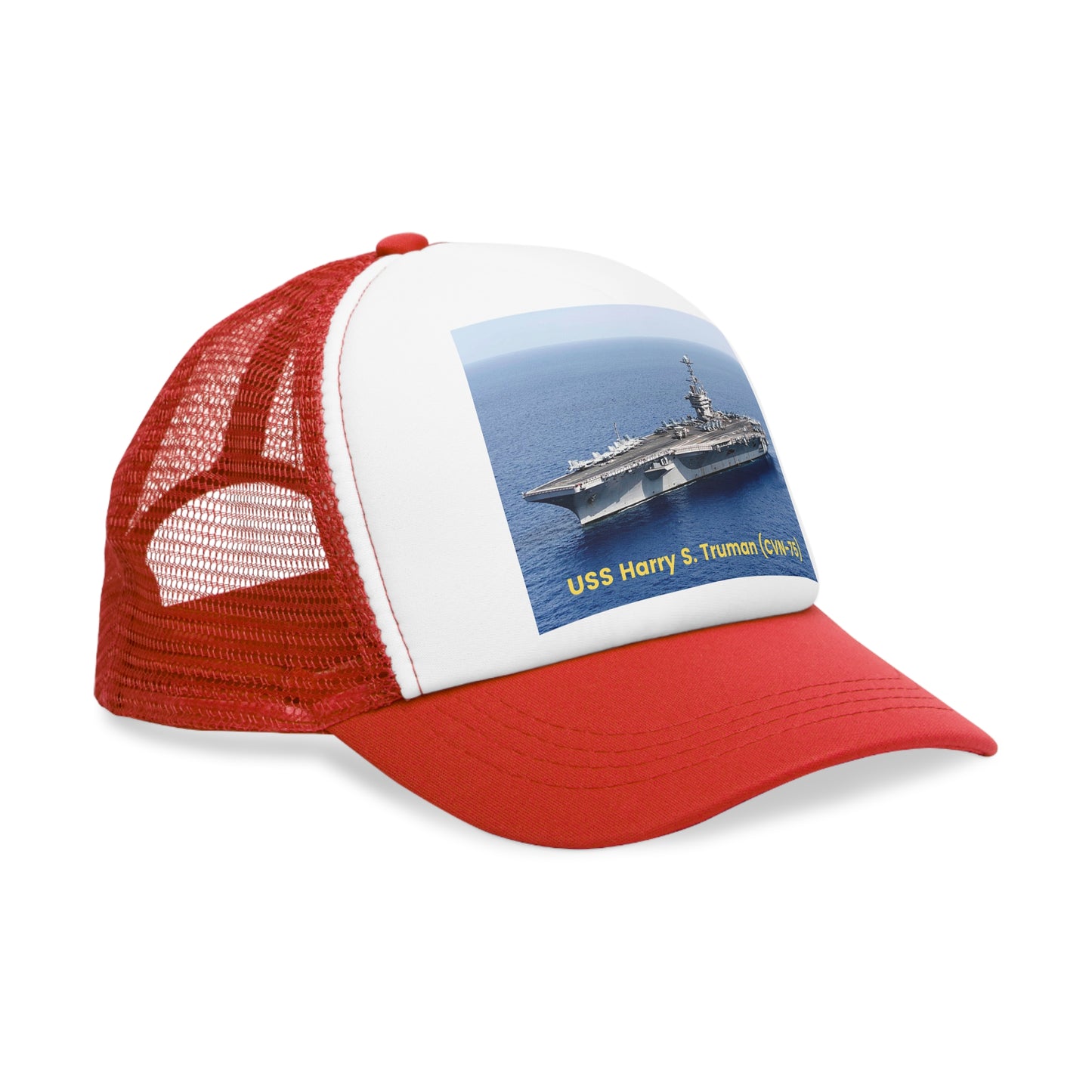 USS Harry S. Truman (CVN-75) Navy POD Smileandlaughtees Mesh Cap