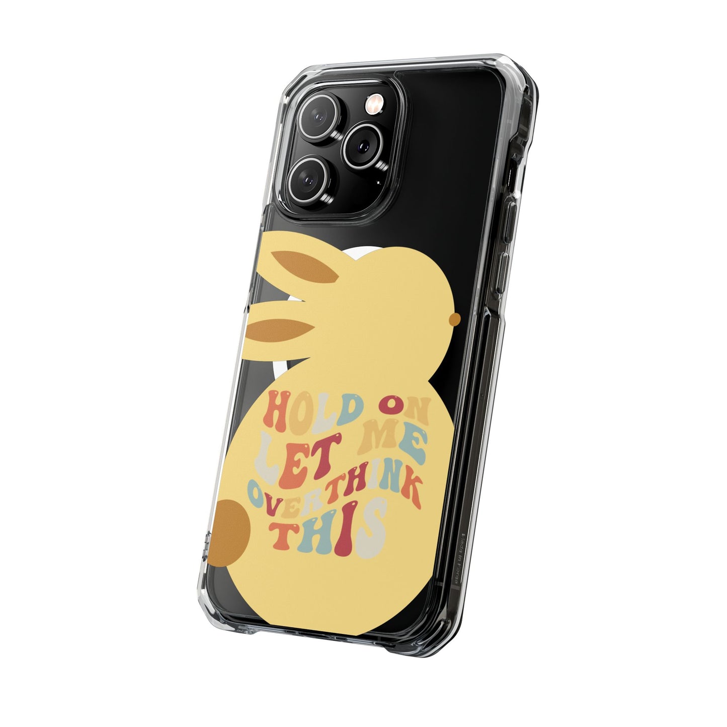 Hold On Let Me Overthink This SmileandLaughTees Clear Impact Phone Case