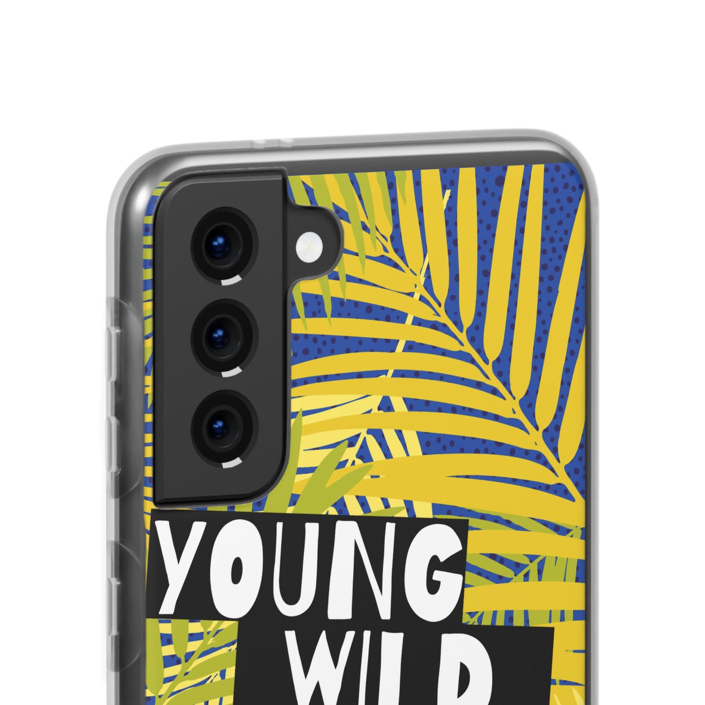 Young Wild Free SmileandLaughTees Flexi Phone Case