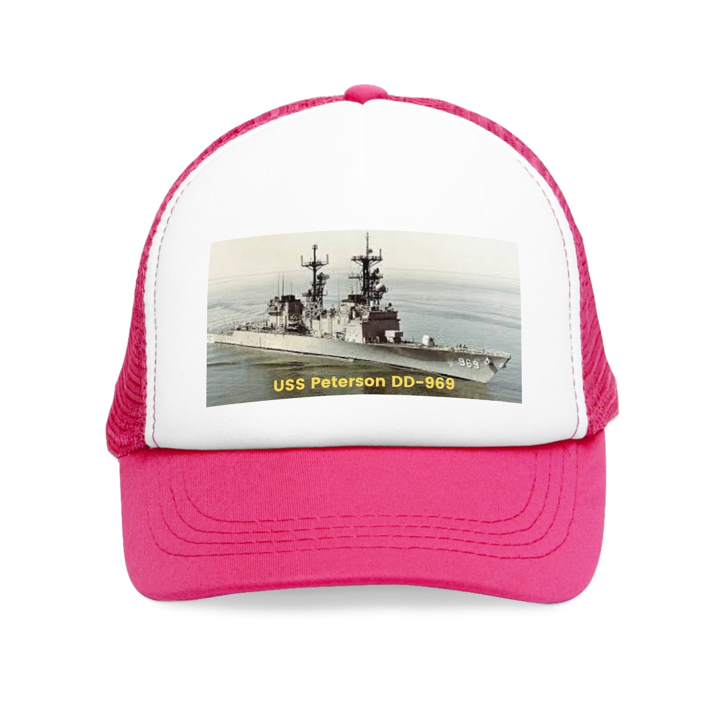 USS Peterson DD-969 Navy POD Smileandlaughtees Mesh Cap