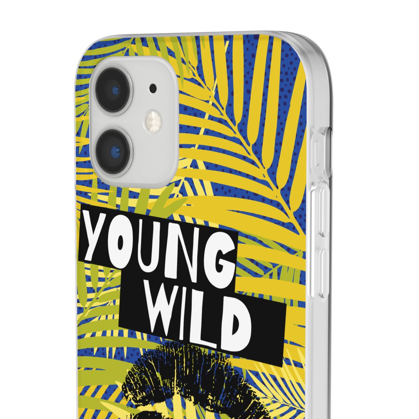 Young Wild Free SmileandLaughTees Flexi Phone Case