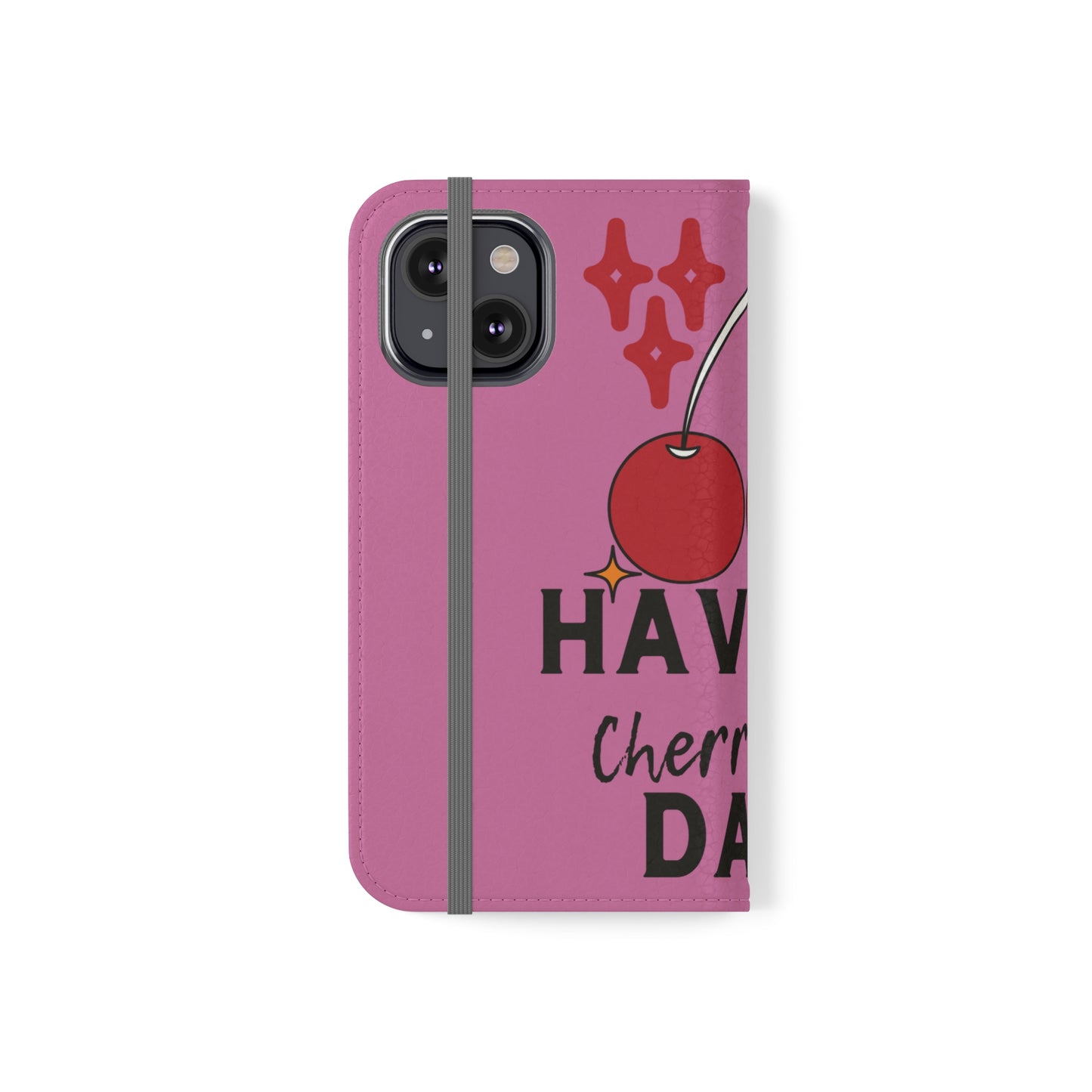 Have A Cherrific Day SmileandLaughTees Flip Phone Case