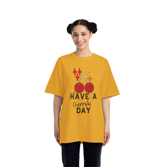 Have a Cherrific Day SmileandLaughTees Beefy-T®  Short-Sleeve T-Shirt