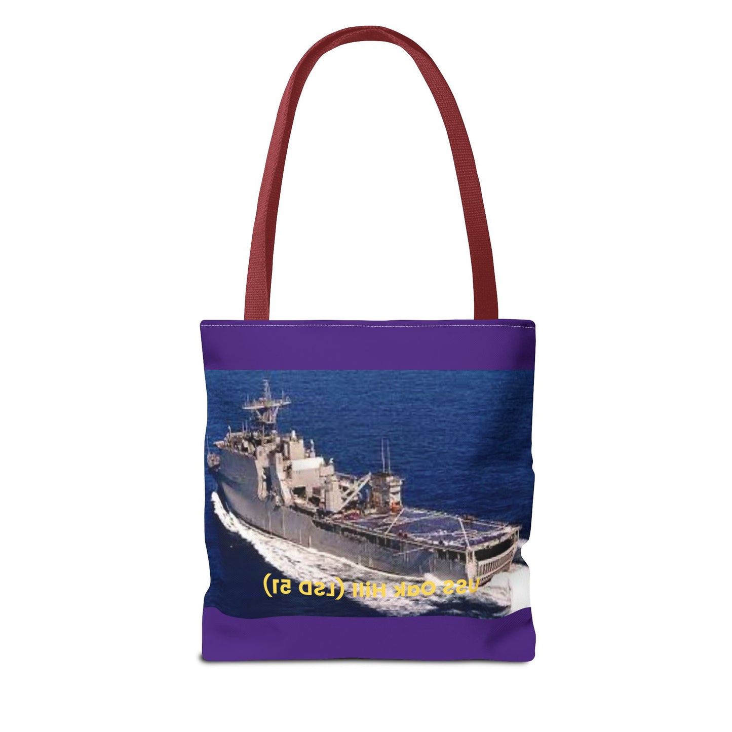 USS Oak Hill (LSD 51) Navy POD Smileandlaughtees Tote Bag (AOP)