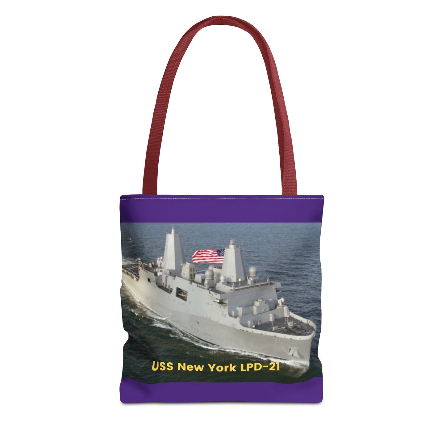 USS Spruance DD-963 Navy POD Smileandlaughtees Tote Bag (AOP)