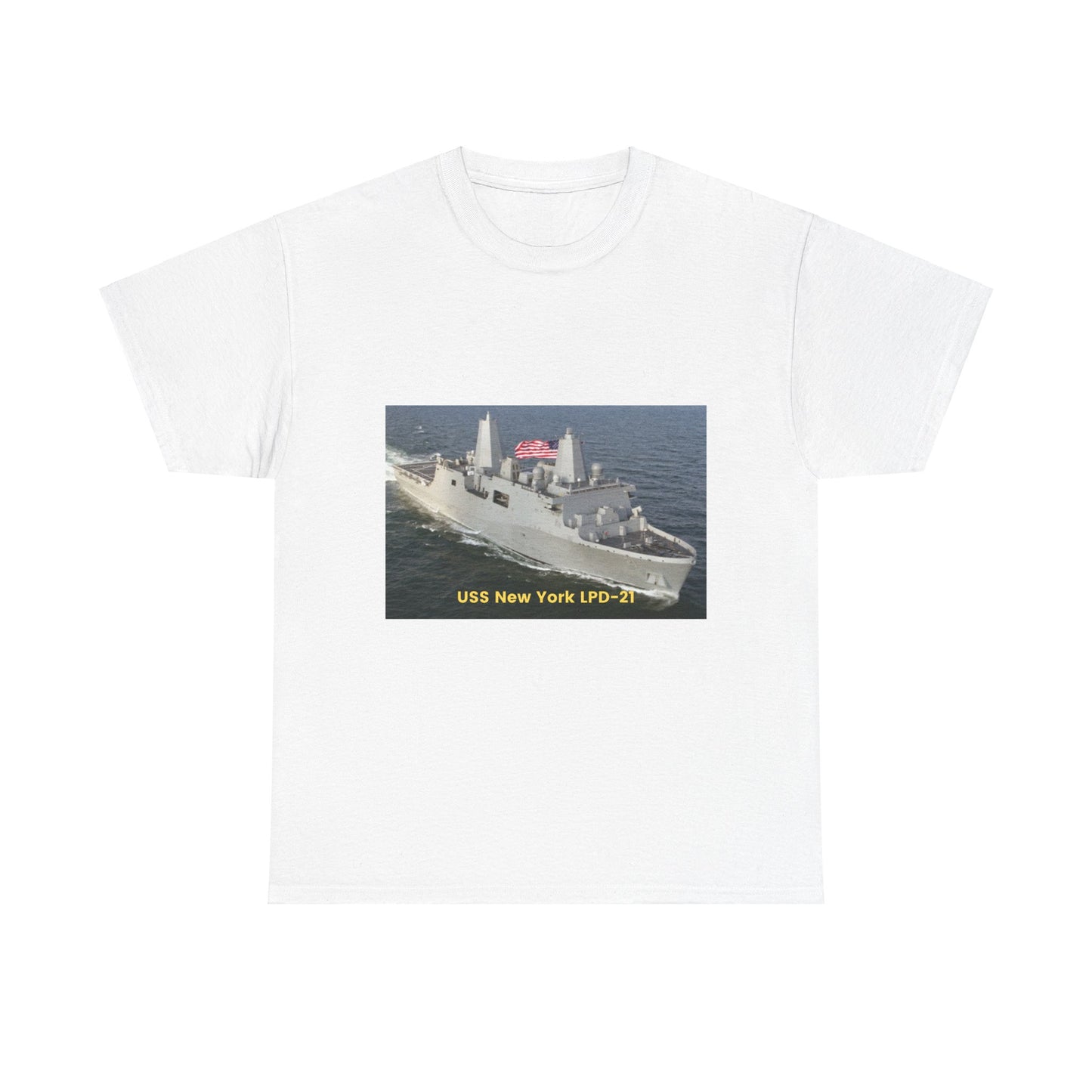 USS Spruance DD-963 Navy POD Smileandlaughtees Unisex Heavy Cotton Tee T-Shirt