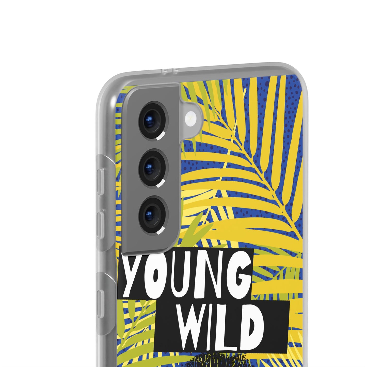 Young Wild Free SmileandLaughTees Flexi Phone Case