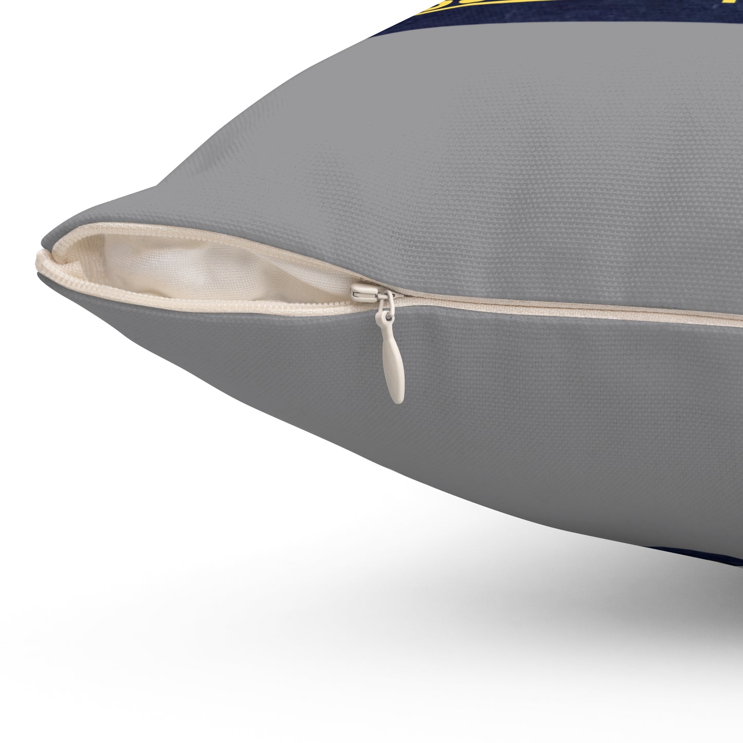 USS Canopus (AS-34) Navy POD Smileandlaughtees Spun Polyester Square Pillow