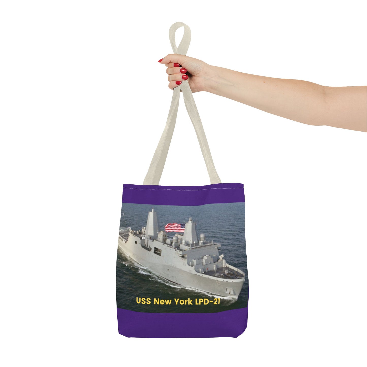 USS Spruance DD-963 Navy POD Smileandlaughtees Tote Bag (AOP)