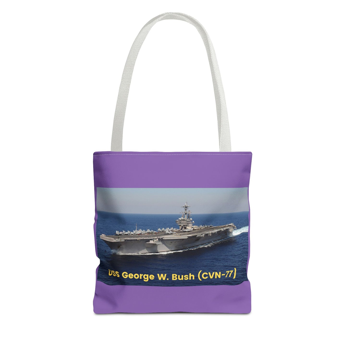 USS George W. Bush (CVN-77) Navy POD SmileandlaughteesTote Bag (AOP)