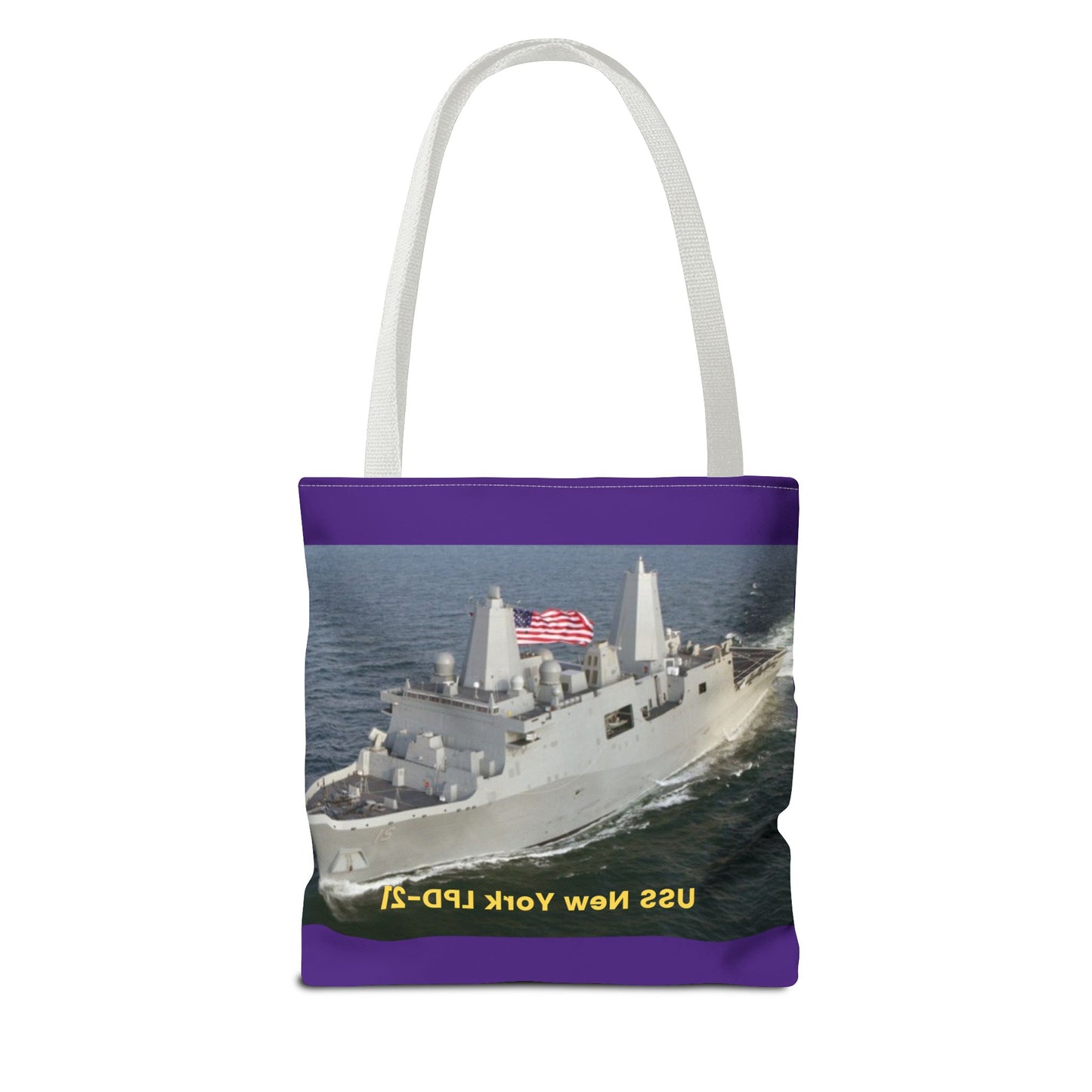 USS Spruance DD-963 Navy POD Smileandlaughtees Tote Bag (AOP)