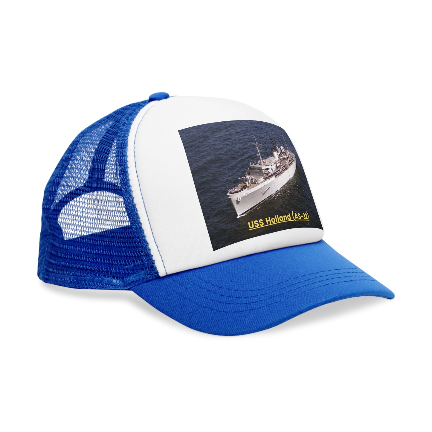 USS Holland (AS-32) Navy POD Smileandlaughtees Mesh Cap