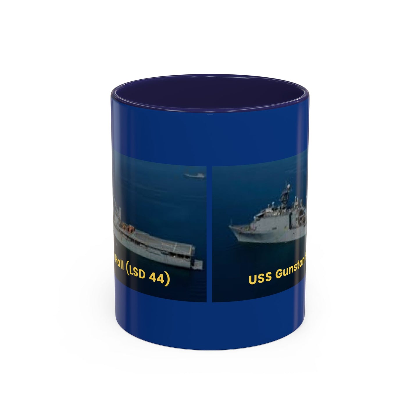 USS Gunston Hall (LSD 44) Navy POD Smileandlaughtees Accent Coffee Mug (11, 15oz)