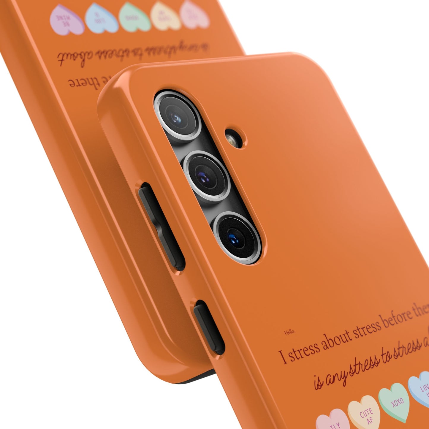 Hello, I Stress About Stress Before There Is Any Stress About SmileandLaughTees Tough Phone Case