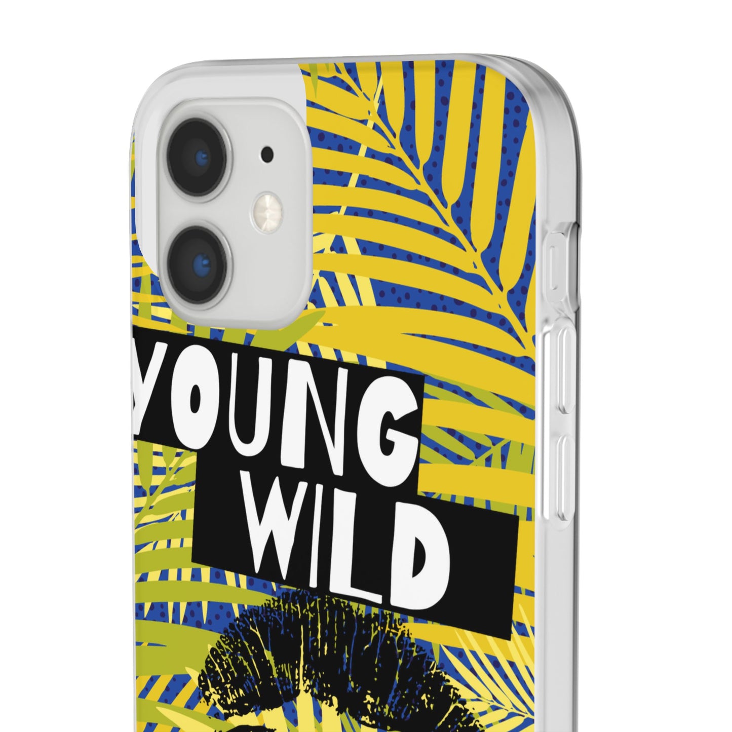 Young Wild Free SmileandLaughTees Flexi Phone Case