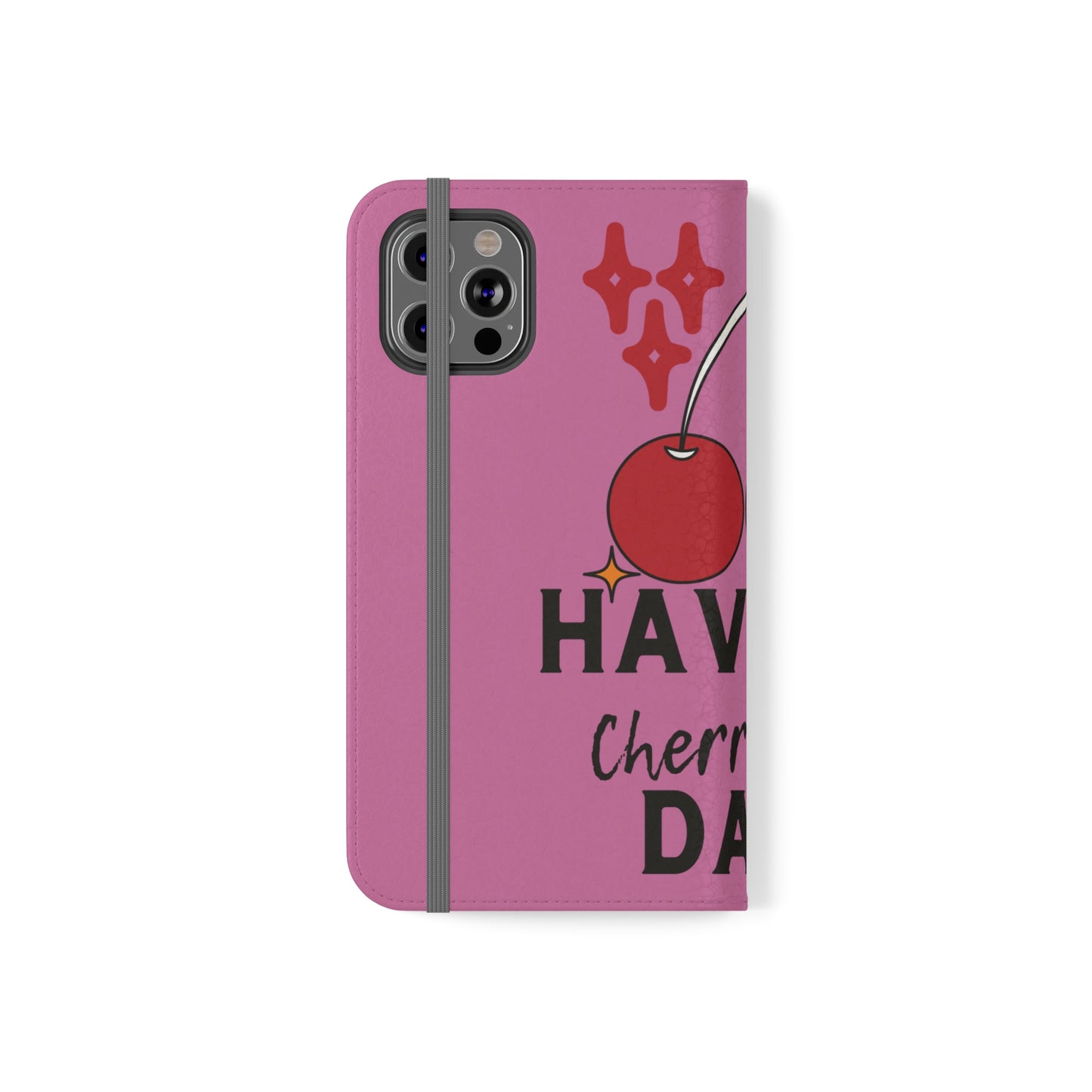 Have A Cherrific Day SmileandLaughTees Flip Phone Case