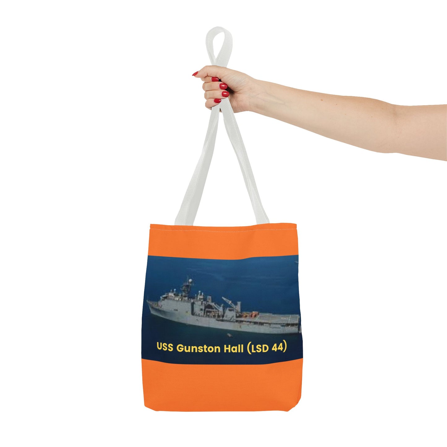 USS Gunston Hall (LSD 44) Navy POD Smileandlaughtees Tote Bag (AOP)