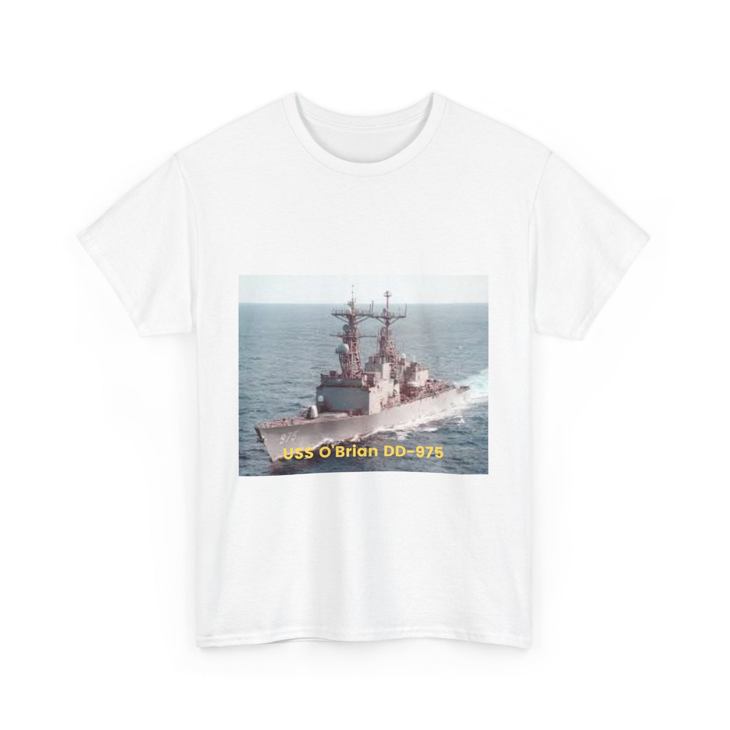 USS O'Brian DD-975 Navy POD Smileandlaughtees Unisex Heavy Cotton Tee T-Shirt