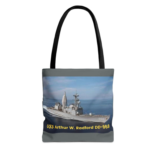 USS Arthur W. Radford DD-968 Navy POD Smileandlaughtees Tote Bag (AOP)