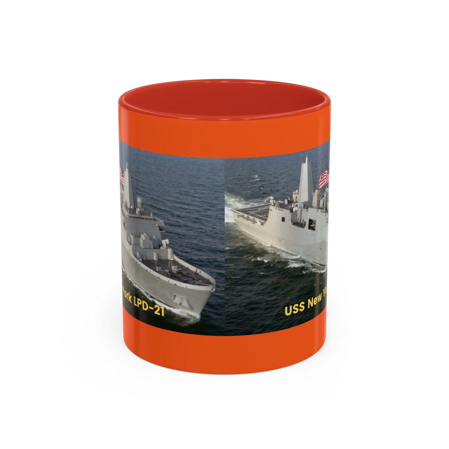 USS Spruance DD-963 Navy POD Smileandlaughtees Accent Coffee Mug (11, 15oz)