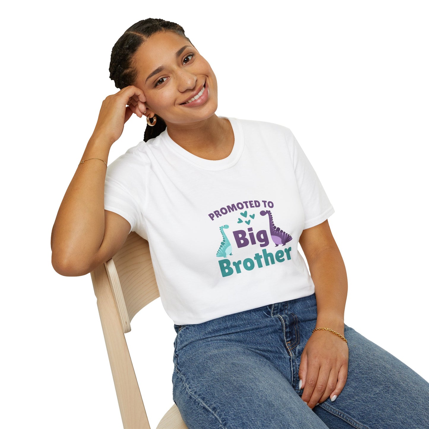 Promoted To Big Brother SmileandLaughTees Unisex Softstyle T-Shirt