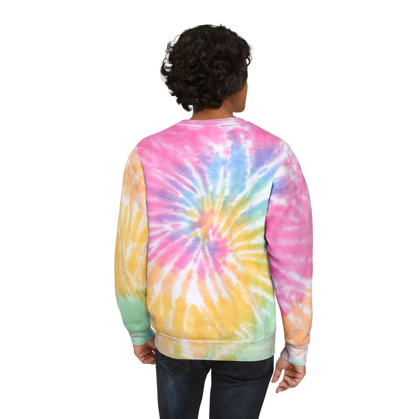 Feeling Kinda IDGAF-ish SmileandLaughTees Unisex Tie-Dye Sweatshirt