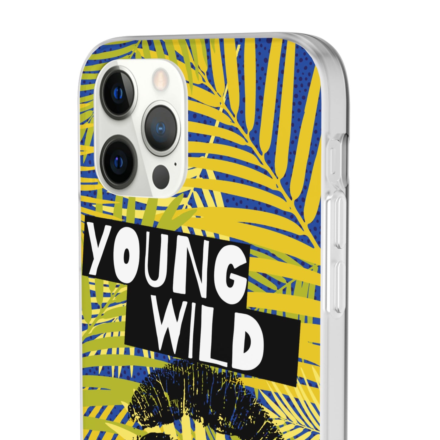 Young Wild Free SmileandLaughTees Flexi Phone Case