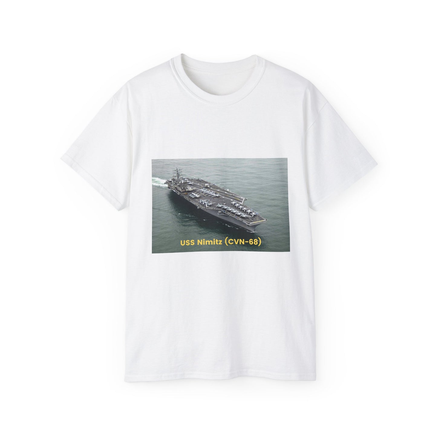 USS Nimitz (CVN-68) SmileandLaughTees Unisex Ultra Cotton Tee T-Shirt