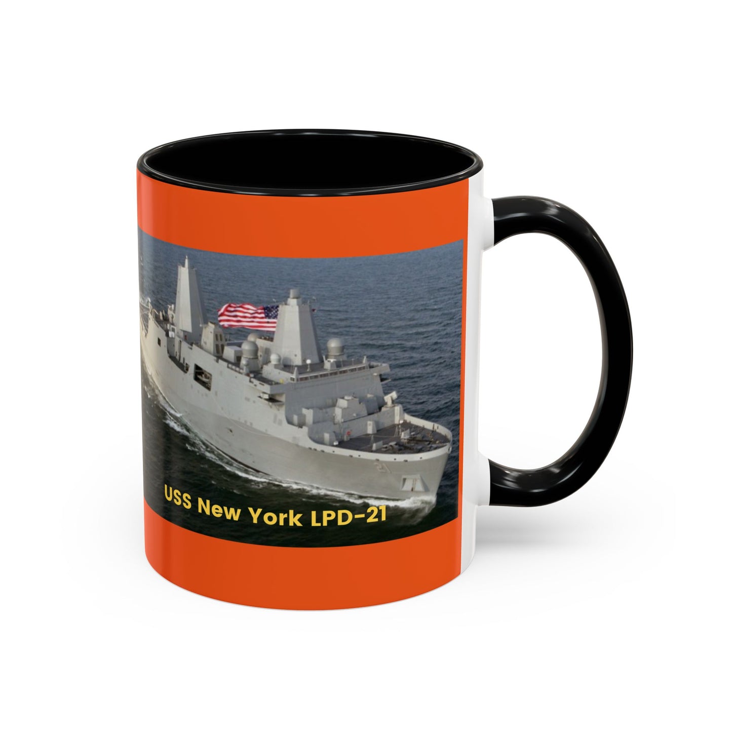 USS Spruance DD-963 Navy POD Smileandlaughtees Accent Coffee Mug (11, 15oz)