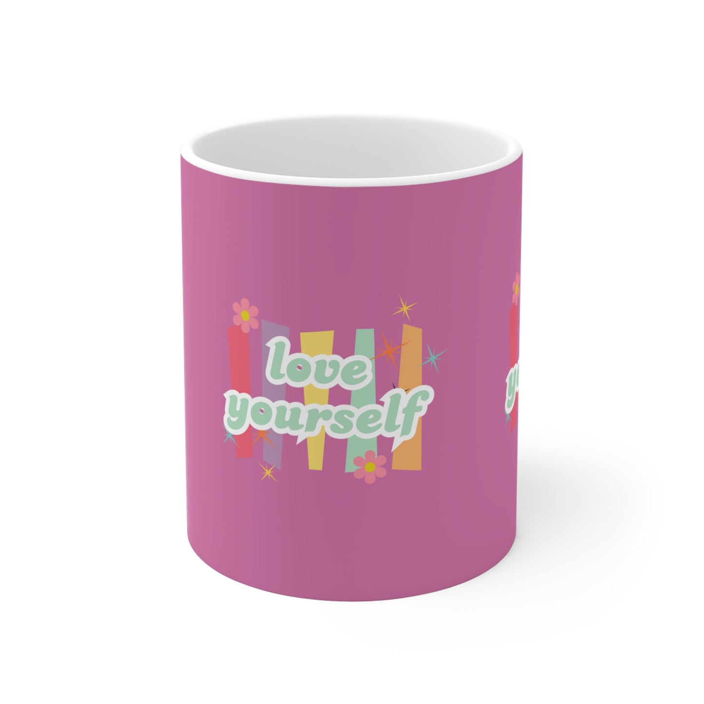 Love Yourself SmileandLaughTees Mug 11oz