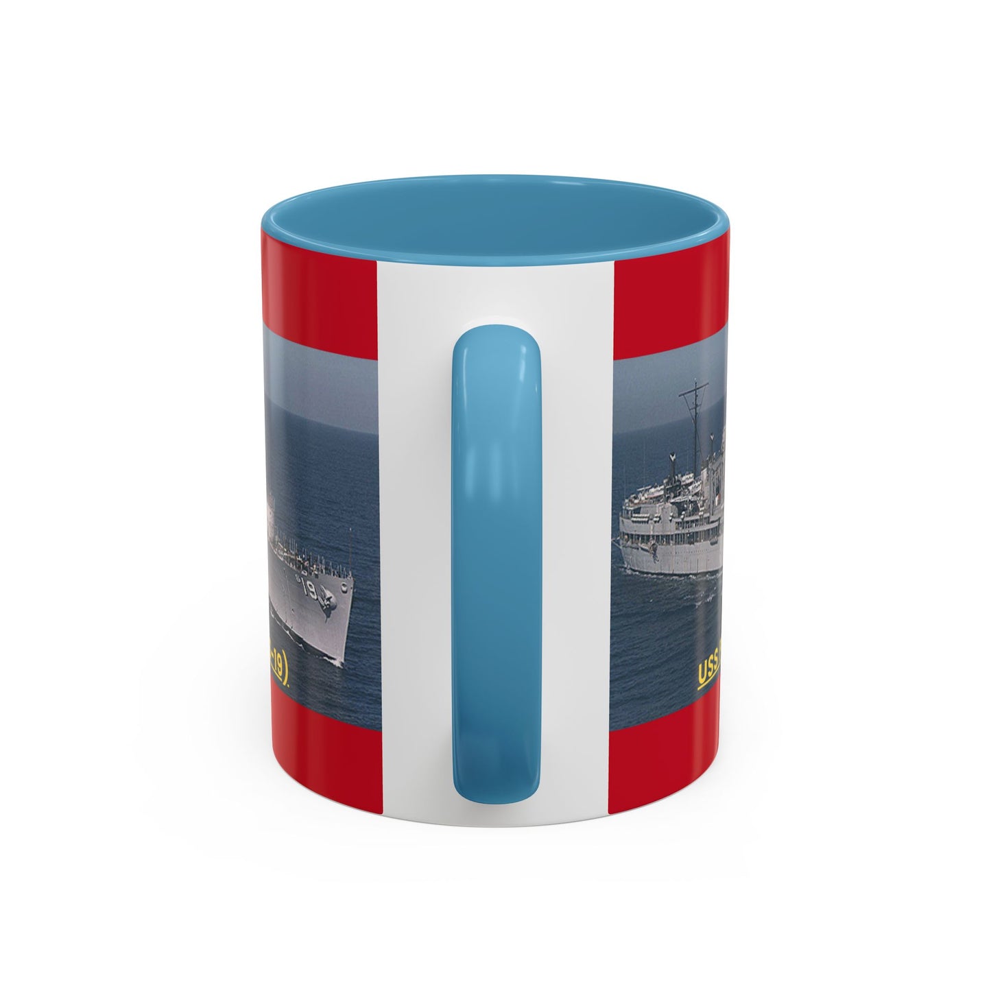 USS Proteus (AS-19) Navy POD Smileandlaughtees Accent Coffee Mug (11, 15oz)