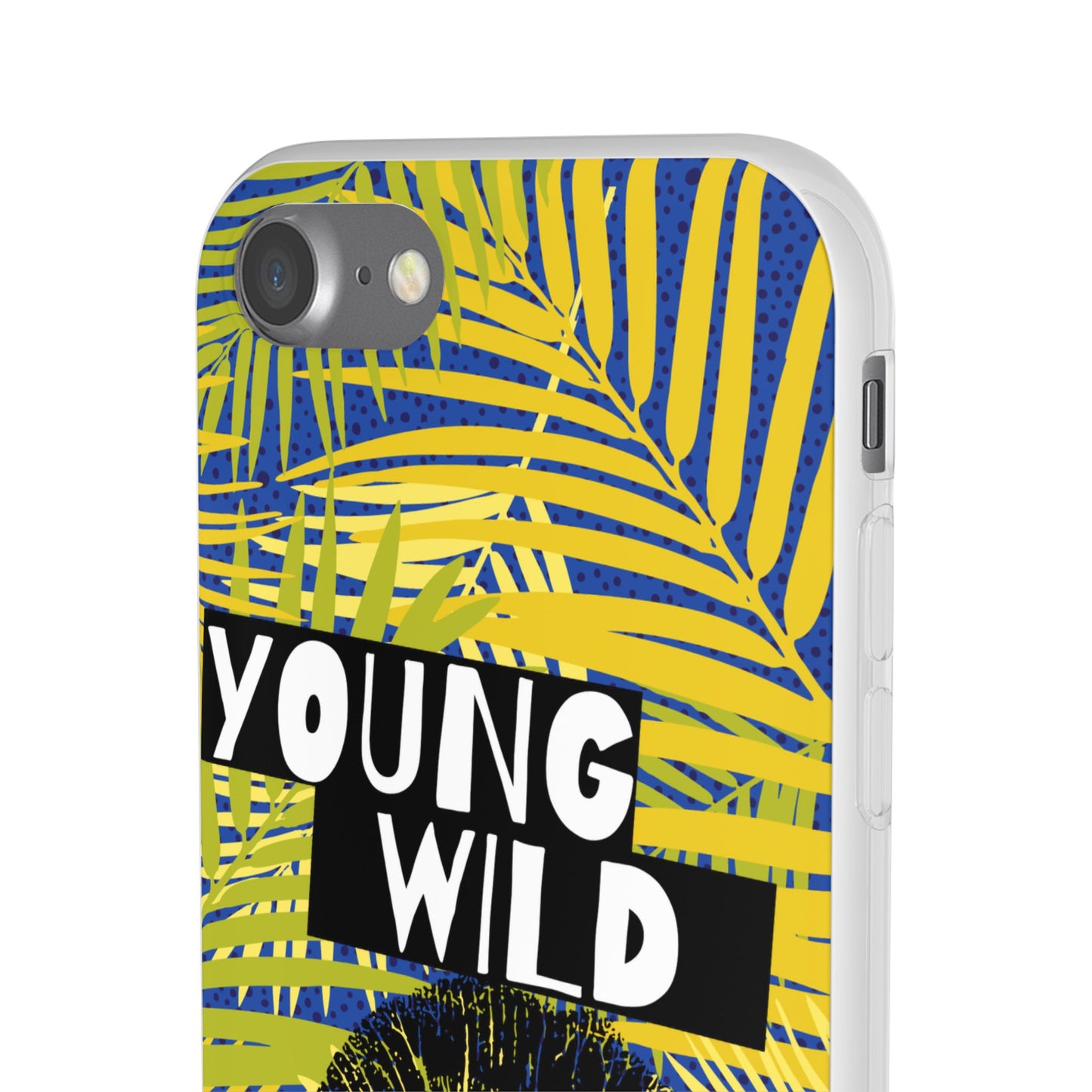 Young Wild Free SmileandLaughTees Flexi Phone Case