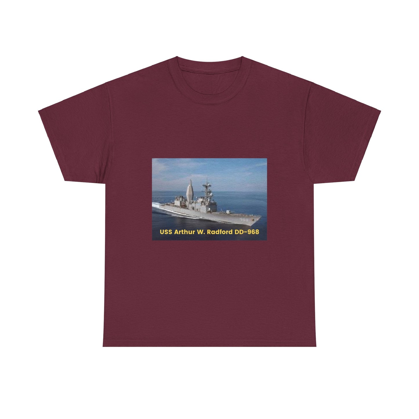 USS Arthur W. Radford DD-968 Navy POD Smileandlaughtees Unisex Heavy Cotton Tee T-Shirt