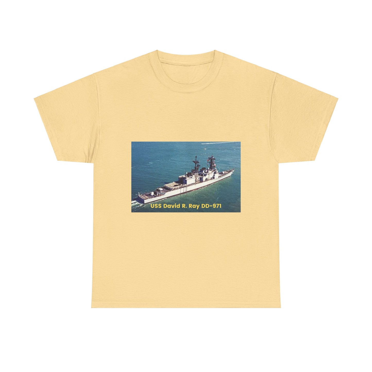 USS David R. Ray DD-971 Navy POD Smileandlaughtees Unisex Heavy Cotton Tee T-Shirt