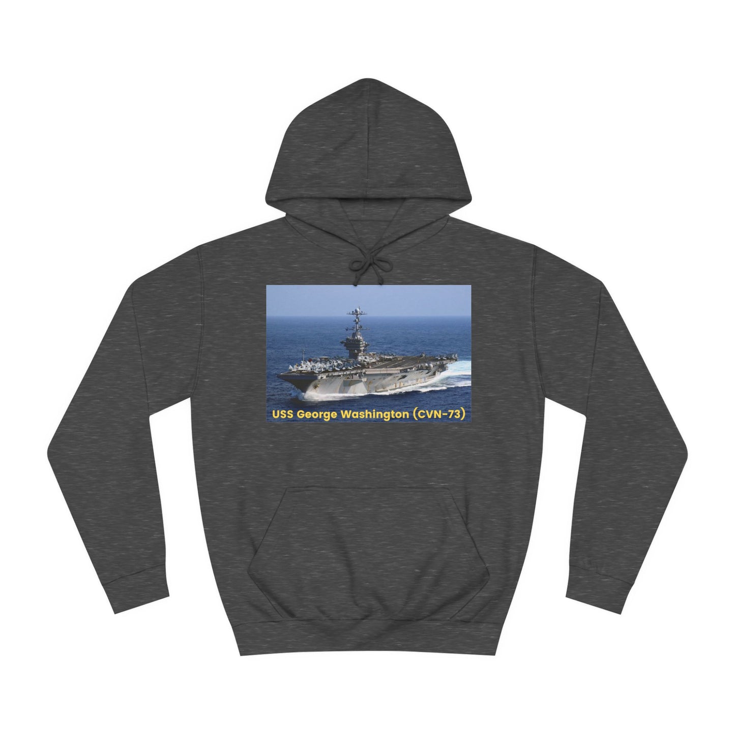 USS George Washington (CVN-73) Navy POD Smileandlaughtees Unisex College Hoodie