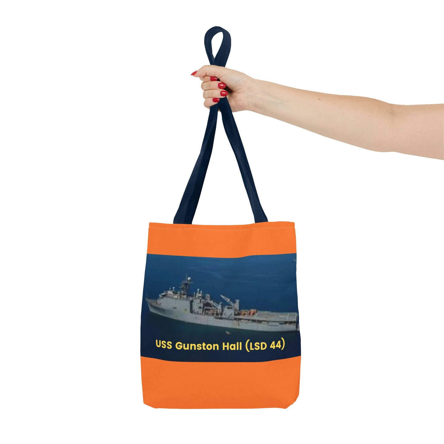 USS Gunston Hall (LSD 44) Navy POD Smileandlaughtees Tote Bag (AOP)