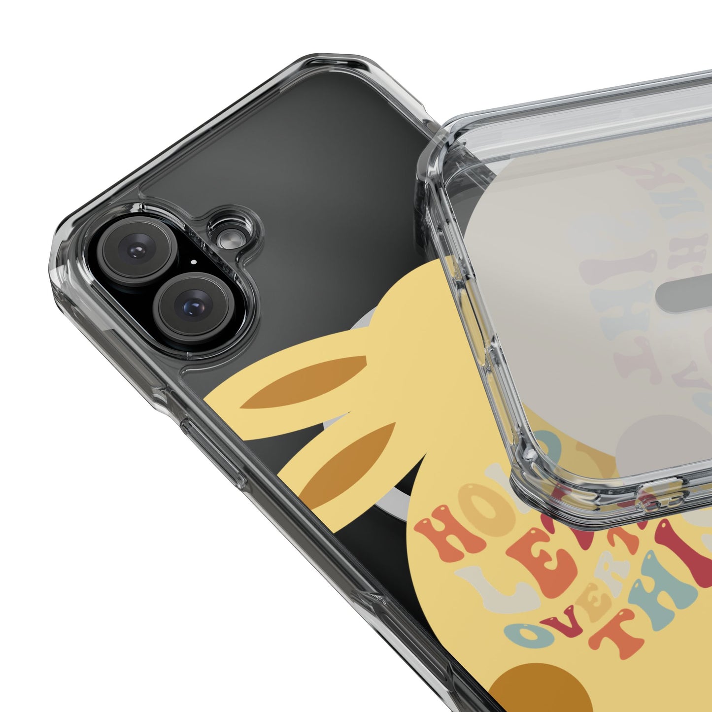 Hold On Let Me Overthink This SmileandLaughTees Clear Impact Phone Case