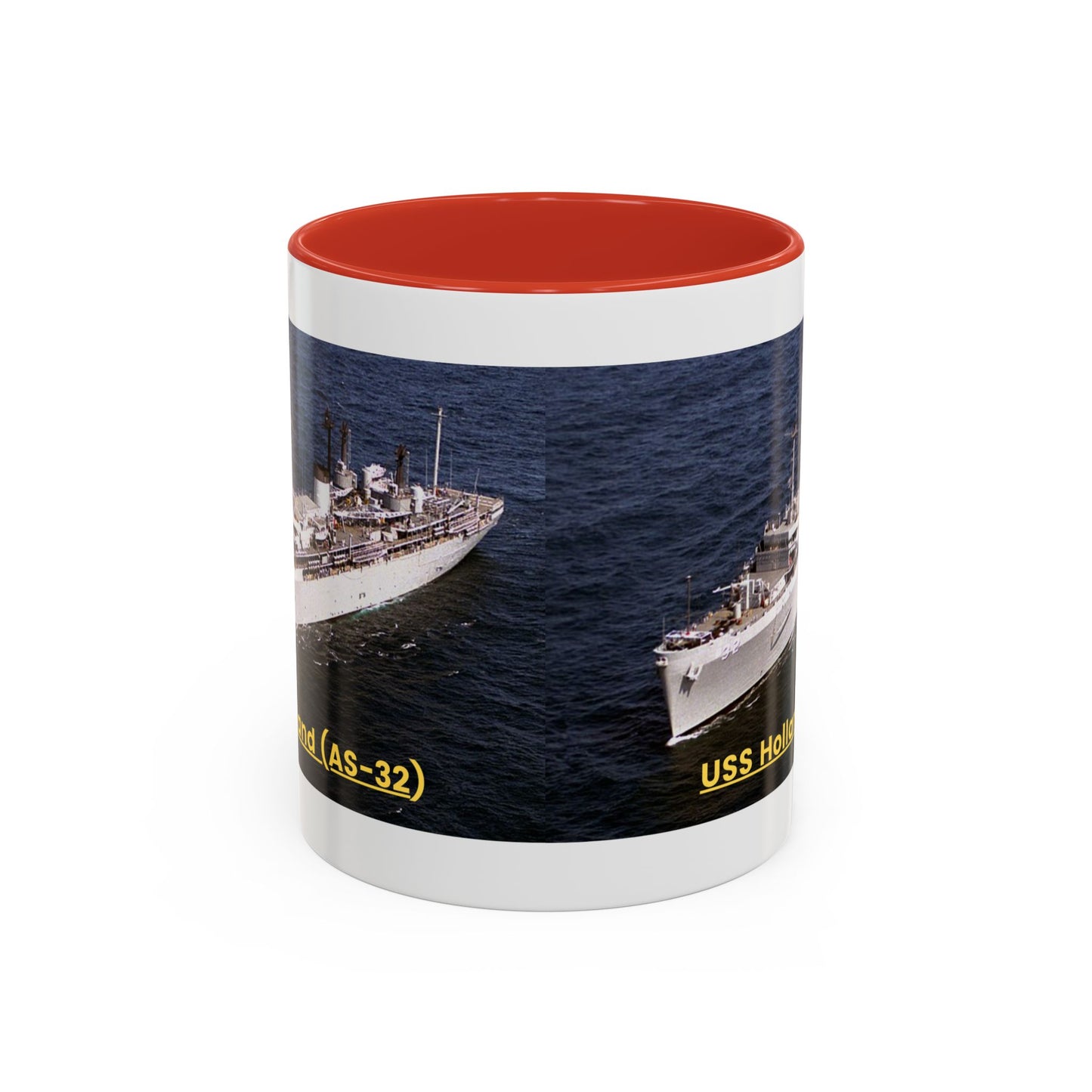 USS Holland (AS-32) Navy POD Smileandlaughtees Accent Coffee Mug (11, 15oz)