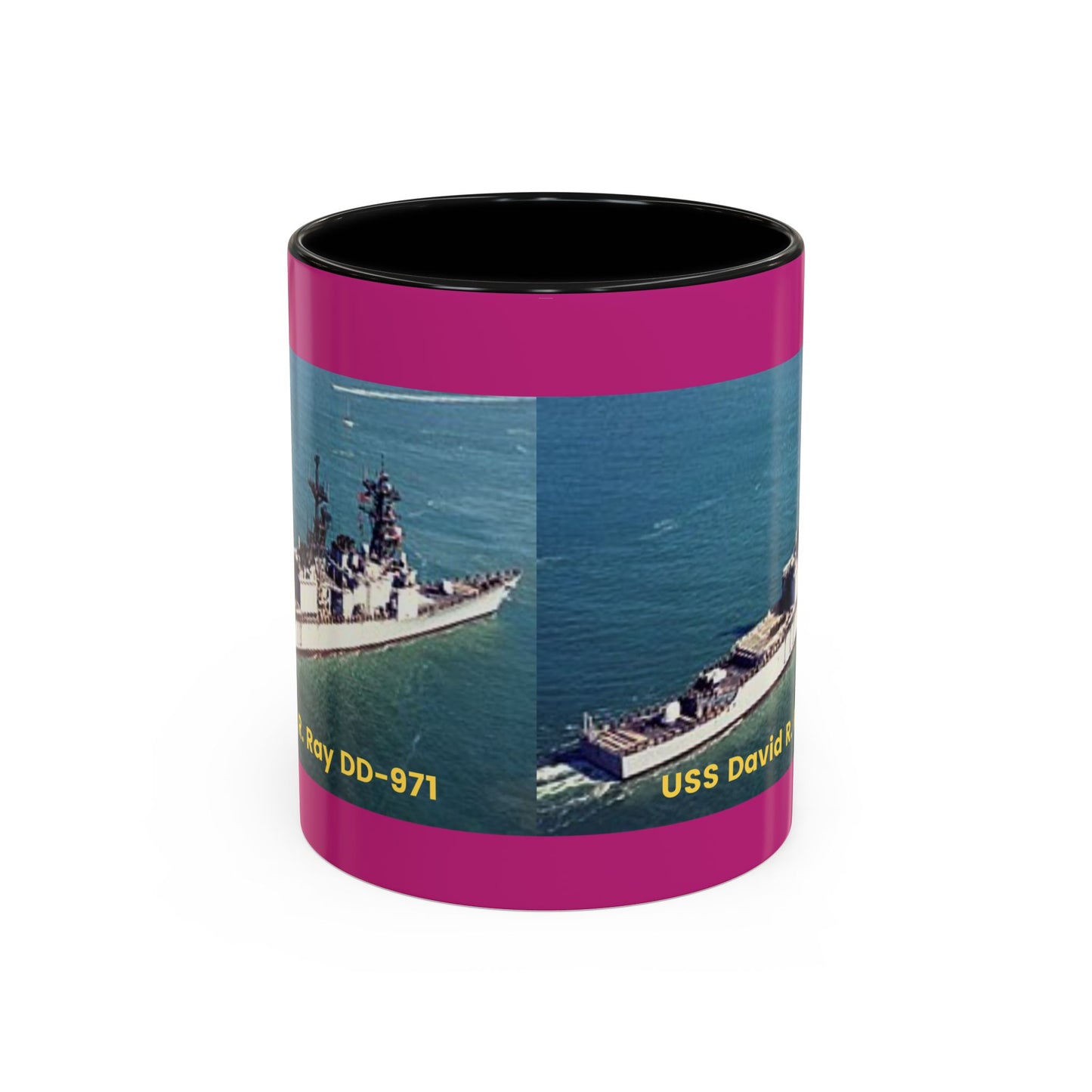 USS David R. Ray DD-971 Navy POD Smileandlaughtees Accent Coffee Mug (11, 15oz)