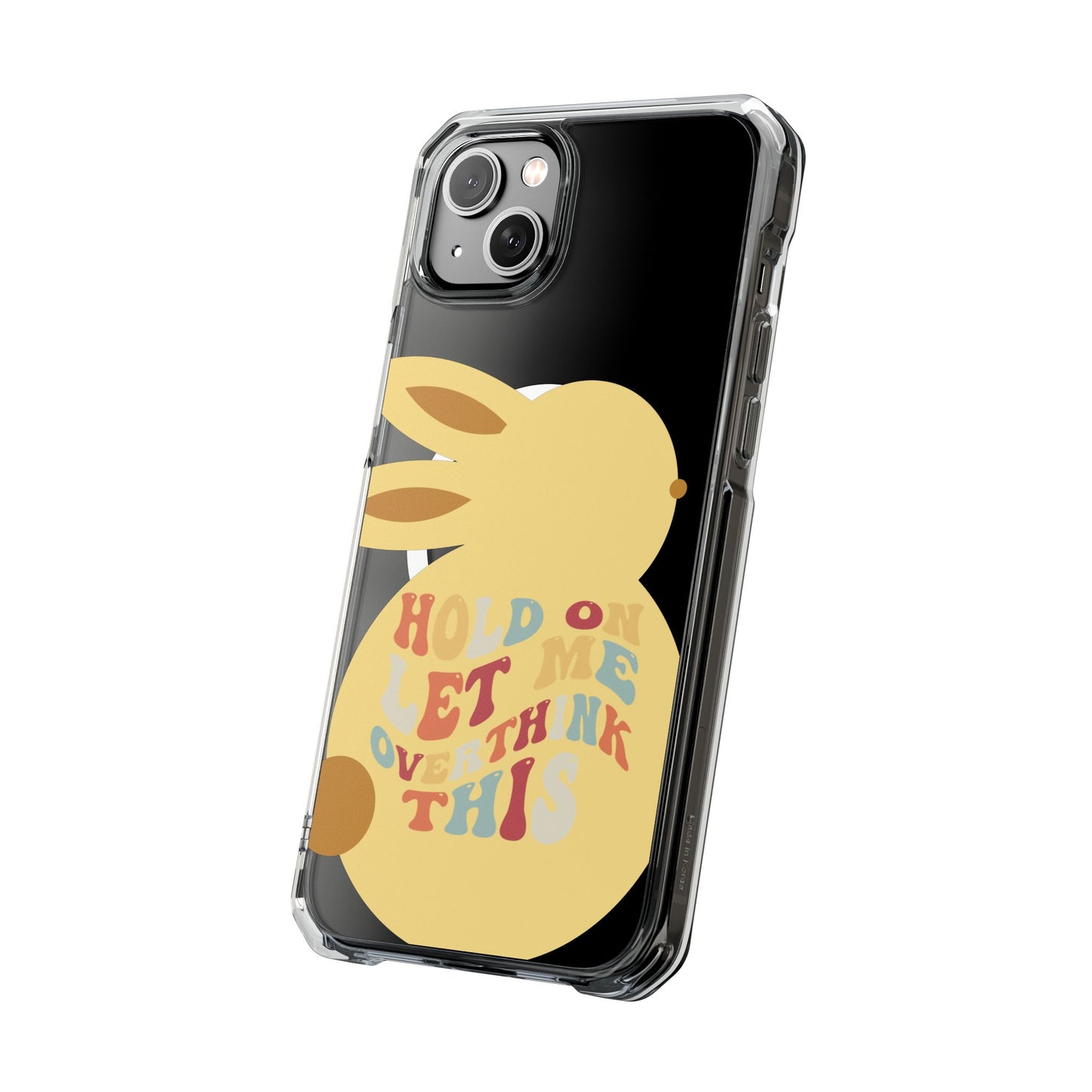 Hold On Let Me Overthink This SmileandLaughTees Clear Impact Phone Case